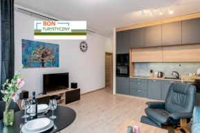 ApartWro - Apartament przy Wyspie Słodowej, garaż, projektor, rowery